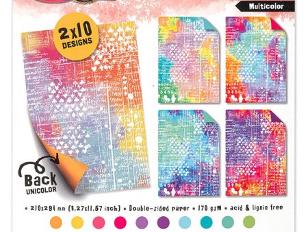 ABM Design Paper Pad Multicolor Art By Marlene 20 SH Online Sale