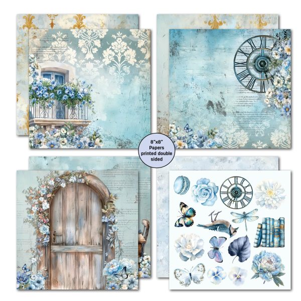 3Quarter Designs Delicate Harmony 8x8 Paper Pack Online