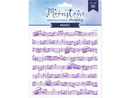 Moonstone Embossing Folders - Music For Discount