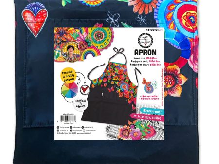 ABM Apron Incl. 3 Crafty Buttons Art By Marlene 1 PC Supply