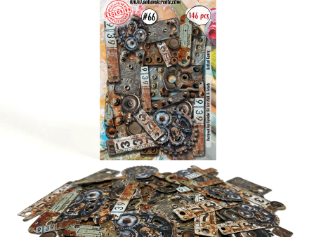 AALL and Create - Ephemera Die-Cuts - Bolted Gears Hot on Sale