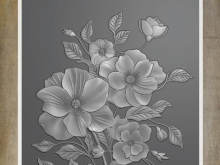 Beautiful Bouquet 3D Embossing Folder 32949 Online Hot Sale