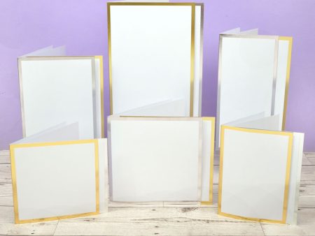 Foiled Edge Card Blanks & Envelopes Megabuy on Sale