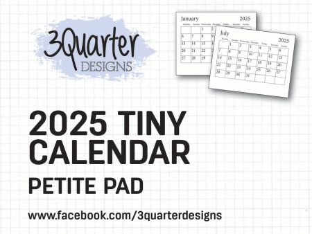 3Quarter Designs Mini Calendar 2025 For Sale