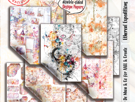 AALL and Create - A4 Design Paper - Ethereal Expeditions Hot on Sale