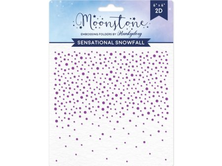 Moonstone Embossing Folders - Sensational Snowfall Cheap