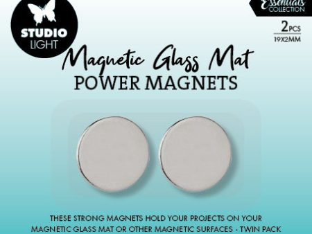 SL Power Magnets For Magnetic Glass Mat Tools Essentials 2 PC Sale