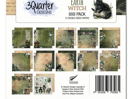 3Quarter Designs Earth Witch 8x8 Paper Pack on Sale