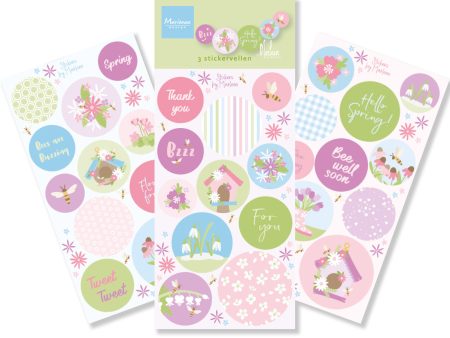 Marianne Design Stickers - Hello Spring by Marleen For Cheap