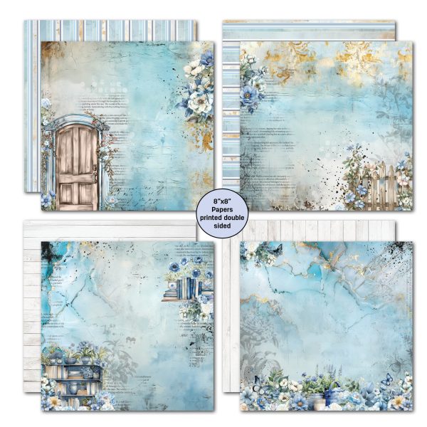 3Quarter Designs Delicate Harmony 8x8 Paper Pack Online