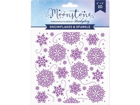 Moonstone Embossing Folders - Snowflakes & Sparkle Sale