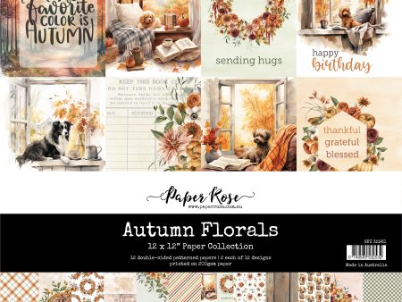 Autumn Florals 12x12 Paper Collection 32961 Online