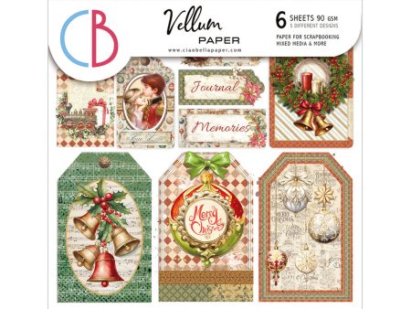 Vellum The Nutcracker Fussy Cut 6 x6  6 Pkg For Sale