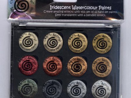 Cosmic Shimmer Iridescent Watercolour Pallet set  - Metallics Cheap